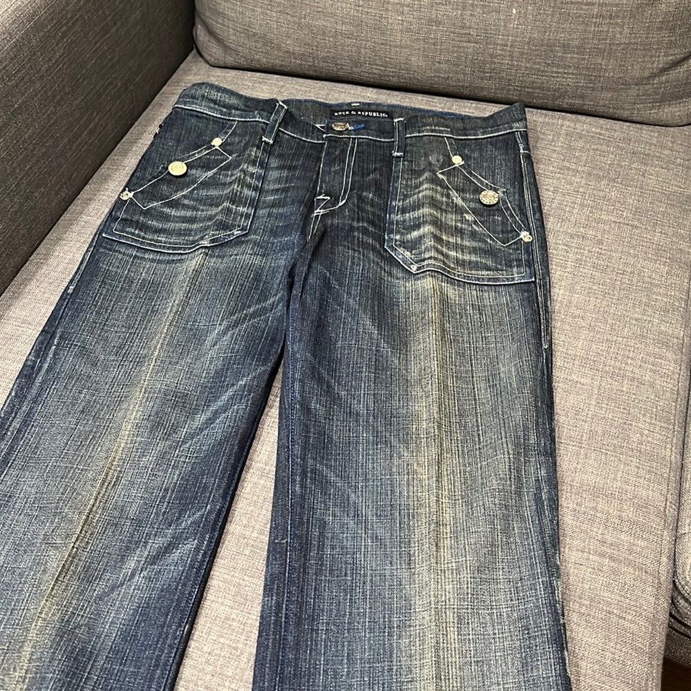 Women’s wide leg Rock and Republic Jeans